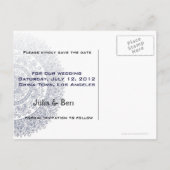 Carte Postale Faire-part Porcelain chinois double bonheur Enregistrer la da (Dos)