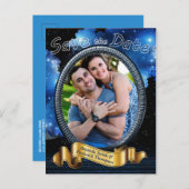 Carte Postale Faire-part Portail de la Galaxie Enregistrer la date (Devant / Derrière)