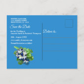 Carte Postale Faire-part Portail Galaxy Enregistrer les dates (Dos)