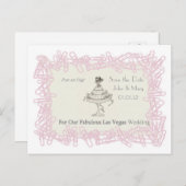 Carte Postale Faire-part POSTEZ SUR LE RÉFRIGÉRATEUR RAPPEL ! Sauvegarder l (Devant / Derrière)