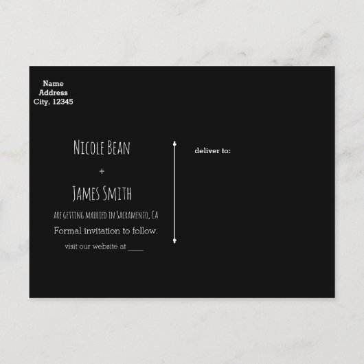 Carte Postale Faire-part Pot Mason Jar & Bébé's Breath Rustique Enregistrer (Dos)