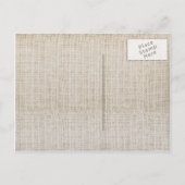 Carte Postale Faire-part Pot Mason Rustique Avec Votre Photo Enregistrer La (Dos)