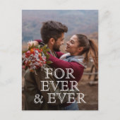 Carte Postale Faire-part Pour chaque mariage et chaque mariage Enregistrer (Devant)