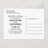 Carte Postale Faire-part (pour USPS) Palm Beach String Lights Enregistrer l (Dos)