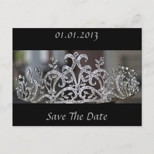 Carte Postale Faire-part Princesse Tiara (Devant)