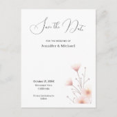 Carte Postale Faire-part Professional Minimalist Modern Plain Simple (Devant)