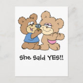 Carte Postale Faire-part proposition Porte mariage (Devant)