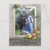 Carte Postale Faire-part Protea - Fleurs Strelitzia Enregistrer la date (Devant)