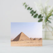 Carte Postale Faire-part Pyramides d'Égypte (Debout devant)