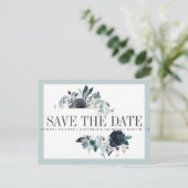 Carte Postale Faire-part Quelque chose de bleu | MARIAGE DE BOho ENREGISTRE (Debout devant)