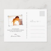 Carte Postale Faire-part Red Gold Zen Bamboo Chinois Mariage Enregistrer La (Dos)