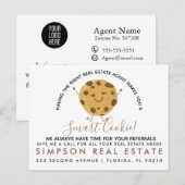 Carte Postale Faire-part Référence de client de Smart Cookie Real Estate (Devant / Derrière)