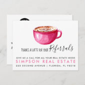 Carte Postale Faire-part références de latte immobilier (Devant / Derrière)