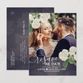 Carte Postale Faire-part Réinitialiser la date de report Mariage reprogramm (Devant / Derrière)