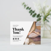 Carte Postale Faire-part Remerciement Méditation sur la remise de fidélité  (Debout devant)