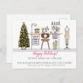 Carte Postale Faire-part Remise sur mesure Seamstress client (Devant / Derrière)