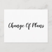 Carte Postale Faire-part Report simple de mariage  (Devant)