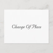 Carte Postale Faire-part Report simple du Mariage (Devant)