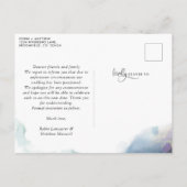 Carte Postale Faire-part Reprenons, Changement de Plans Mystic Annou (Dos)