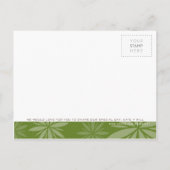 Carte Postale Faire-part RÉSERVER LA DATE :: vitalité fougère (Dos)