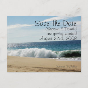 Carte Postale Faire-part Réservez la date