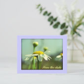 Carte Postale Faire-part Réservez la date (Debout devant)