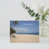 Carte Postale Faire-part Réservez la date! (Debout devant)