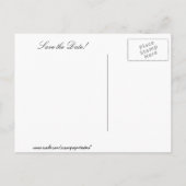 Carte Postale Faire-part Réservez la date ! (Dos)