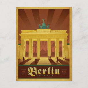 Carte Postale Faire-part Réservez la date Berlin, Allemagne