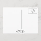 Carte Postale Faire-part Réservez les Dates (Dos)