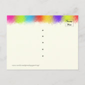 Carte Postale Faire-part Retrouvailles, fêtes ou événements à l'oeil Enregi (Dos)