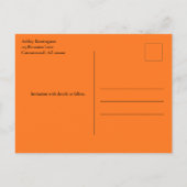 Carte Postale Faire-part Réunion de famille Enregistrez la date Moderne Arb (Dos)