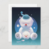 Carte Postale Faire-part Rêve de Bichon Ice Shaver (Devant / Derrière)