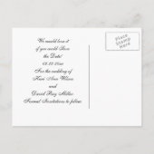 Carte Postale Faire-part Rêve d'Orchidée (Dos)