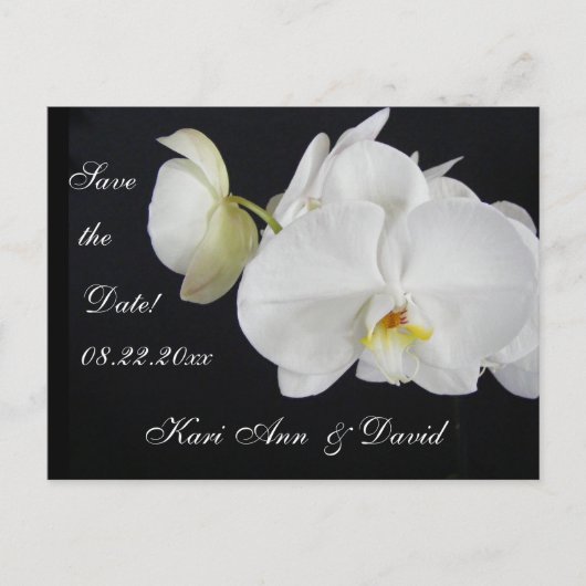 Carte Postale Faire-part Rêve d'Orchidée (Devant)