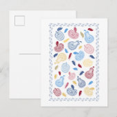 Carte Postale Faire-part Rêves de verger (Devant / Derrière)