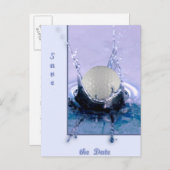 Carte Postale Faire-part Risque d'eau (Devant / Derrière)