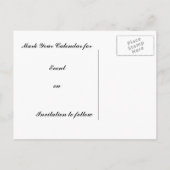 Carte Postale Faire-part Risque d'eau (Dos)