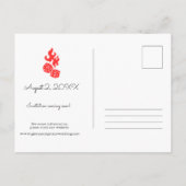 Carte Postale Faire-part Rock and Roll 1950s Style Enregistrer la date (Dos)