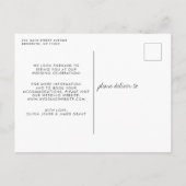 Carte Postale Faire-part Roll With It Photo New Date Mariage Postponton (Dos)