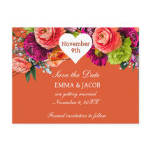 Roses orange et roses