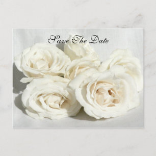 Carte Postale Faire-part Roses sur Linen