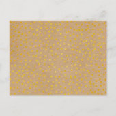 Carte Postale Faire-part Rustic Boho Enregistrer la date Calendrier Gold He (Dos)