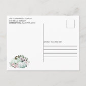 Carte Postale Faire-part Rustic Fall in Love String Lights Enregistrer la d (Dos)