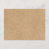 Carte Postale Faire-part Rustic Gold Heart Script Save the Date Definition (Dos)