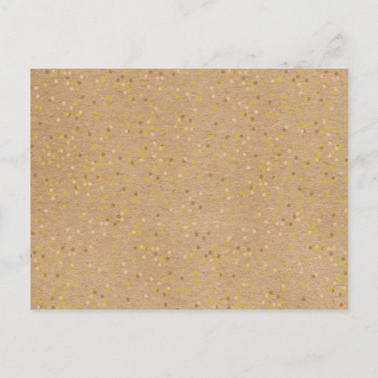 Carte Postale Faire-part Rustic Kraft Love Heart Calendrier Enregistrer la  (Dos)