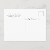 Carte Postale Faire-part Rustique Joyeux Vacances Nouvelle Maison Porte Dém (Dos)