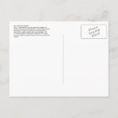 Carte Postale Faire-part S.S. Northwestern, île d'Unalaska (Dos)