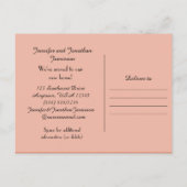 Carte Postale Faire-part Saguaro au coucher du soleil, annonce d'une nouvel (Dos)