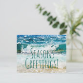 Carte Postale Faire-part Salutation de la saison Nouvelle maison (Debout devant)